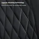 CLIPOP Dining Chairs Set of 2 Velvet Kitchen Chairs with Metal Legs Padded Counter Leisure Reception Chair for Dining Room Living Room Bedroom 0398 black 47*45*88.5cm image 3