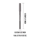 MISSLYN Crayon à sourcils 01 Light Ash - Cadeau pour la Fête des Mères image 3