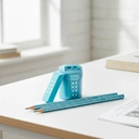 FABER-CASTELL Sparkle Lot de 2 crayons graphite et accessoires irisés - Océan image 4