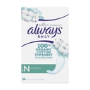 Always Protection Coton - Protège-slips Normal Grand Format - Lot de 38 image 1