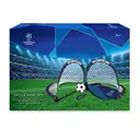 Hy-Pro Football Mini Pop Up Goal & Ball Set UEFA Champions League Blue 44x54cm image 1