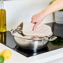 Dexam Pot Holder Love Colour 100% Cotton Stone image 1