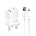 PAVAREAL K103 British standard 22.5W fully compatible white charger lightning kit image 0