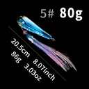 ECOODA AVANZATO INCHIKU JIG 80g 6 color image 5