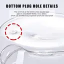 Ju7cer Cute Bear Glass CupTea Glasses Drinking Glasses Coffee Glass 260ml 1pc image 5