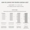 PONY DANCE Lot de 2 rideaux occultants à œillets cappuccino - L 140 x H 145 cm image 8