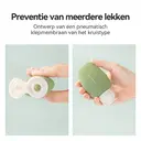 JORDAN&JUDY Lot de 3 bouteilles de voyage en silicone, rechargeables, anti-fuite, portables, pour shampoing et cosmétiques, 60 ml, Offre annuelle, Cadeaux phares image 2