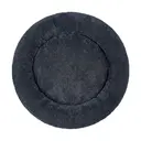 SONGMICS Panier pour chien en peluche en forme d’anneau avec housse amovible lavable gris foncé - 140 x 20 cm image 0