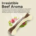 Blinkit Curved Bone Chew Toy for Dogs, Cowhide and Nylon Strong Bite Toy for Teeth Cleaning (16×6×4cm) image 5