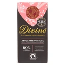 Divine Chocolate 60% Dark Choc with Pink Salt 90g image 1