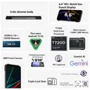 DOOGEE Blade 20 Rugged Smartphone, Android 15, 10300mAh Battery, 6.6-inch 90Hz HD+ IPS Display, 20GB RAM+128GB ROM, 16MP AI Camera, Triple Card Slot, SIM-Free and Unlocked Mobile Phone image 1