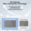 ochama x J.ZAO Parure de lit quatre pièces 120 g pour lit 1,8 m - Gris image 3