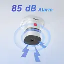 HEIMAN Mini Smoke Detector with 10 Year Battery Life, 85 dB Alarm, TÜV and EN14604 Certified Smoke Alarm Fire Alarm with Fire Alarm and Photoelectric Sensor (1) image 4