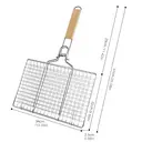 Huacan Air fryer grill, stainless steel mesh frame, thickened multi-layer detachable storage rack, 1 piece of grill image 5