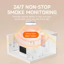 HEIMAN Smoke Detector, 10 Year Fire Alarm, EN 14604 Certified, Photoelectric Smoke Detector, Lithium Long Term Battery, Fire Detector, 85 dB Alarm (Pack of 1) image 8