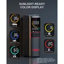 GOOLOO GT160 Tire Inflator Portable Air Compressor, 160PSI Portable Air Pump for Car Tires, 7500mAh Cordless Air Pump with Digital Pressure Suitable for Cars, Bikes, Balls, Motorcycles image 3