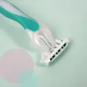 Wilkinson Quattro Intuition Smooth Sensitive Shaver For Women 3 Packs image 3