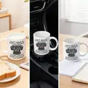 Alphynix 1 Mug blanc 33cl avec citation impertinente "Je n'ai pas un problème d'attitude" teckel, cadeau de Noël ou Thanksgiving sans excuse,Le cadeau de la saint-valentin, cadeau d’anniversaire image 5