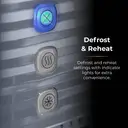 Tower T20083GRY Saturn 2-Slice Toaster with 7 Browning Levels, Defrost/Reheat/Cancel, Grey image 3