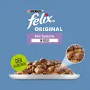 FELIX Aliment humide pour chat classique Soin de la peau et du pelage 44 sachets x 85 g image 7