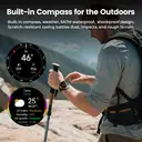 WalkerFit Sport Smartwatch-M6 Ultra-Black-2 Straps image 7