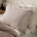 Yard Pillowcase Pair Hebden Narrow Stripe Beetroot image 0