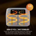 SWAN Nordic Duo 13-in-1 Air Fryer with Dual Non-Stick Baskets - 8L, 1700W, Grey, Swan Cyclone Technology, 13 Pre-Set Functions, Match Cook, SD10410GRY image 4
