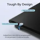 Sparoma AD-26 Gray-Black Electronic Scale – 2 AAA Batteries Powered (Batteries Not Included), 180kg Capacity, 0.05kg High Precision, 4mm Tempered Glass, LCD Display, Suitable for Bathroom, Bedroom and Home Use image 4