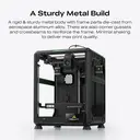 Creality K2 SE Combo 3D-Drucker, CFS-Multicolor-Druck, 500 mm/s Hochgeschwindigkeit, Automatisches Nivellieren, Vollmetallrahmen, Neuer Extruder, Vormontiert, Bauvolumen 220×215×245 mm image 7