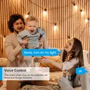 Antela WLAN-Smart-Steckdose, Smart-Home-WLAN-Steckdose kompatibel mit Alexa, Google Assistant, Stromverbrauchsmessung, Sprachsteuerung, App-Fernsteuerung, Zeitplan, 2,4 GHz, 16 A, 2 Stück image 3