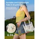 JISULIFE Life8 Plus Ventilateur portatif avec fonction batterie externe 4500 mAh et lampe de poche - Vert menthe image 6