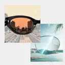 Beneunder FD315-CN306 Lunettes de soleil Cateye pliables - Rose image 4