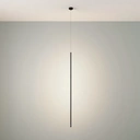 Homary Mini luminaire LED suspension simple cylindre - Noir image 1