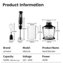 ochama High-Power 4-in-3 Multifunctional Handheld BlenderStick Blender Meat Grinder Juicer Crusher Multifunctional FoodProcessor image 8