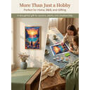 JU7CER 5D Full-Circle Diamond Painting Kit - Black Cat | Warm Sunset Adult Hobby Animal Crystal Painting | Home Wall Decor & Gift 12×16 inches (30×40 cm) image 5