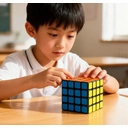 Puzzle Cube 4 x 4 Casse-tête classique en ABS avec autocollants image 1