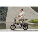 DYU A1F Pro Folding Electric Bike 25oW Motor City Ebike 36V7.5AH Battery Electric Bike 16 inch tire commuter electric bike -Black image 6