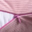 Phantoscope Pack of 2 Corduroy Soft Pillow Covers Decorative Striped Velvet Throw Pillows with Cotton Tassels Ultra Solid Cushion Covers Pillowcases,Light Purple 30 x 50cm image 1