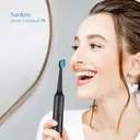 Sunluxy Sonic Electric Toothbrush – 5 Cleaning Modes, 40,000 VPM, 60-Day Battery Life, Rechargeable Travel Electric Toothbrush, Includes 8 Brush Heads, Smart Timer, T5 Black image 9