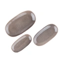 BJÖRN Lot de 3 plateaux de service STELLAR - Gris béton image 0