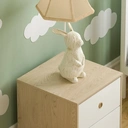 Junior Vida Bedside Table Neptune 2 Drawer White/Oak Effect image 8