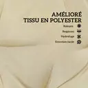 Outsunny Lot de 2 coussins de chaise d'extérieur, coussins de jardin avec attaches, usage intérieur et extérieur, 120 x 50 x 8 cm, beige image 3