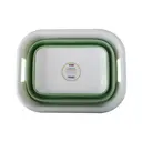 Maison by Premier Collapsible Sage White Laundry Basket image 2