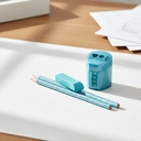 FABER-CASTELL Sparkle Lot de 2 crayons graphite et accessoires irisés - Océan image 3