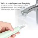 Qiweiny 2-in-1 Mitesser Entferner & Gesichts-Schaber - Tiefenreinigungsgerät mit Akku & Manueller Modus, Porenreiniger für Hautpflege bei Frauen & Männern (Grün) image 4
