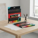 Faber-Castell Boîte de 50 crayons de couleur Black Edition image 6