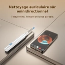 Sunluxy H1 Otoscope pour nettoyage d'oreille avec caméra 10 MP HD, étanche et rechargeable - Blanc image 2