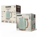 Haden Dorchester Digital Kettle, Variable Temperature, Sage Green Coated Stainless Steel & Wooden Effect - 201270 image 7