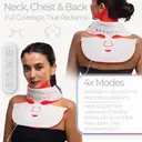 STYLPRO Wavelength Pro 5-in-1 LED Face & Neck Mask, Multi-Light LED Therapy, 11 Modes, Rechargeable, Adjustable Fit, Multi-Use, Top Gift Picks image 3