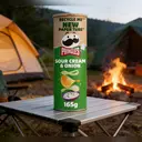 Pringles Sour Cream & Onion Crisps 165g image 1